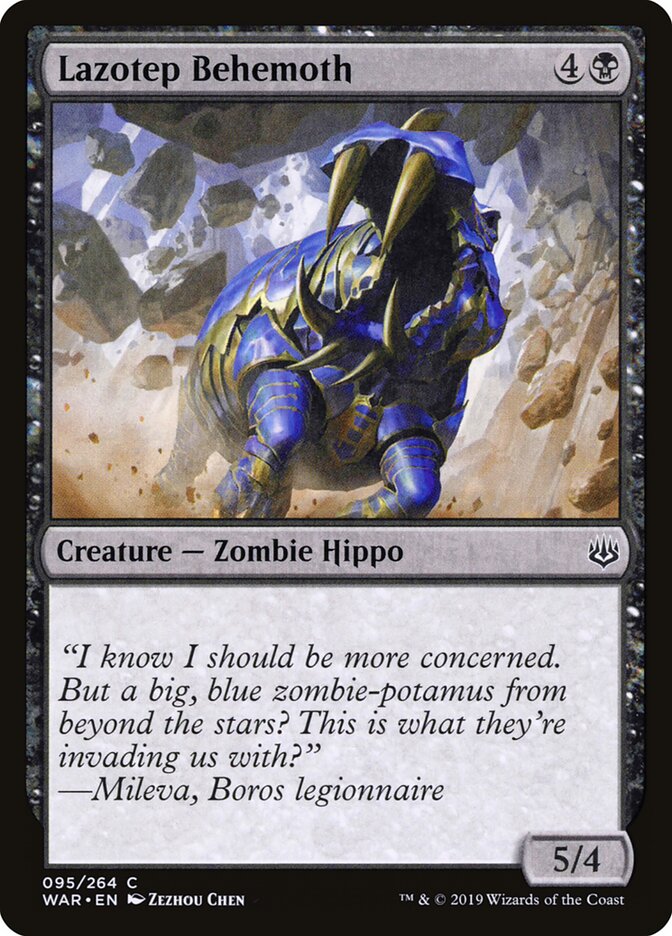 Lazotep Behemoth - carta Magic The Gathering