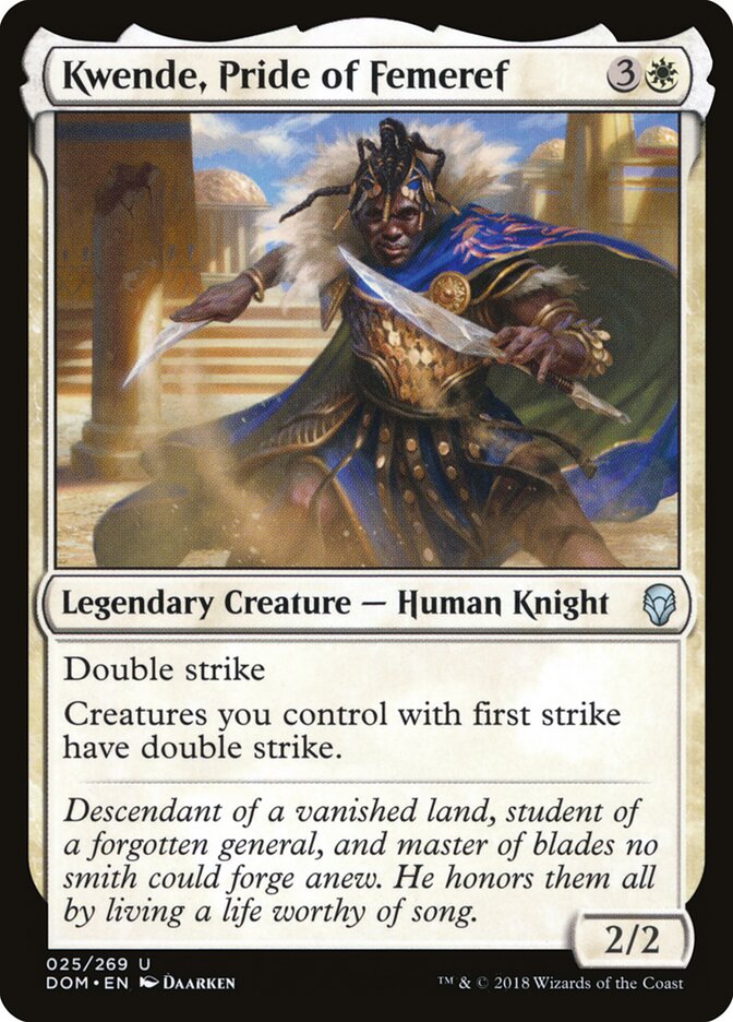 Kwende, Pride of Femeref - carta Magic The Gathering