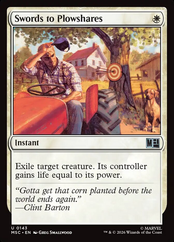 Swords to Plowshares - carta Magic The Gathering