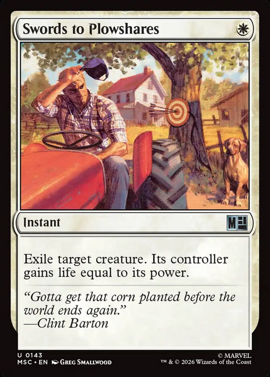 Swords to Plowshares - carta Magic The Gathering