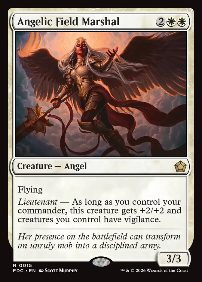 Angelic Field Marshal - carta Magic The Gathering