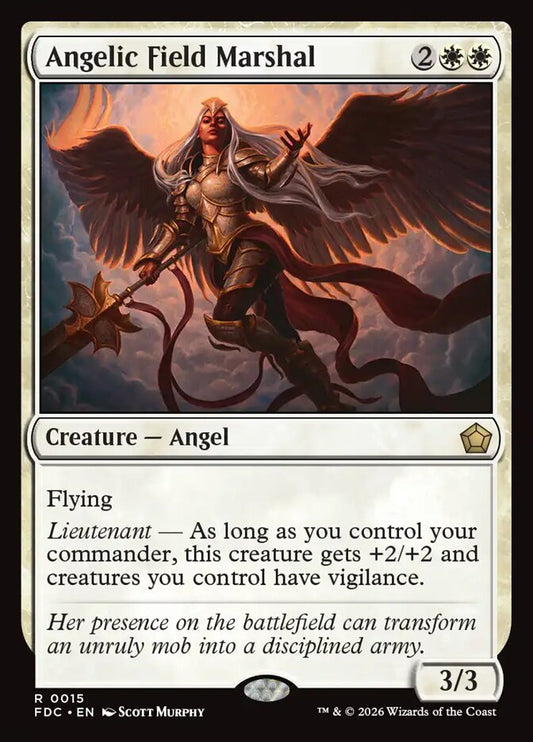Angelic Field Marshal - carta Magic The Gathering