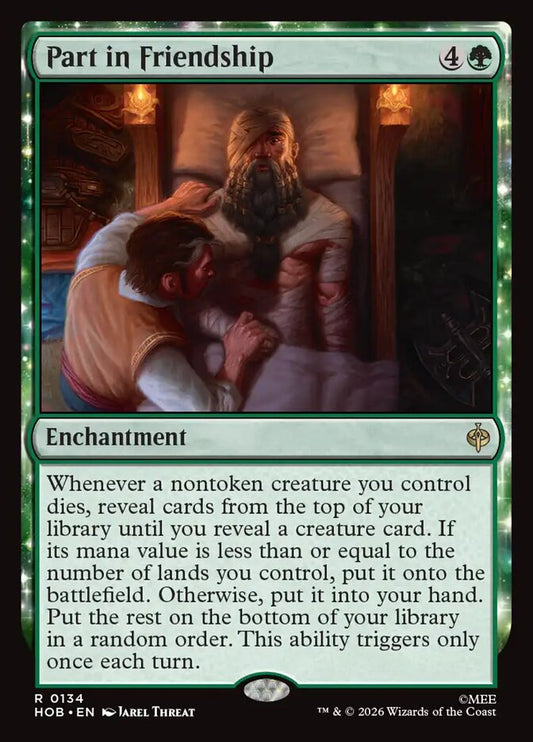 Part in Friendship - carta Magic The Gathering