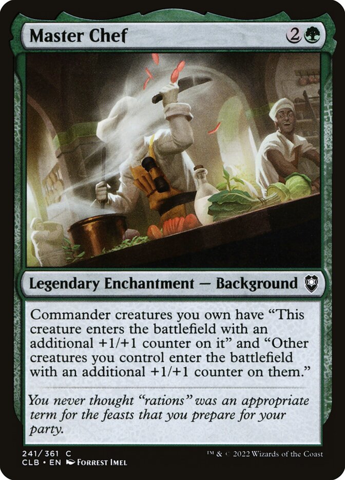 Master Chef - carta Magic The Gathering