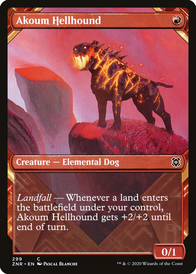 Akoum Hellhound - carta Magic The Gathering