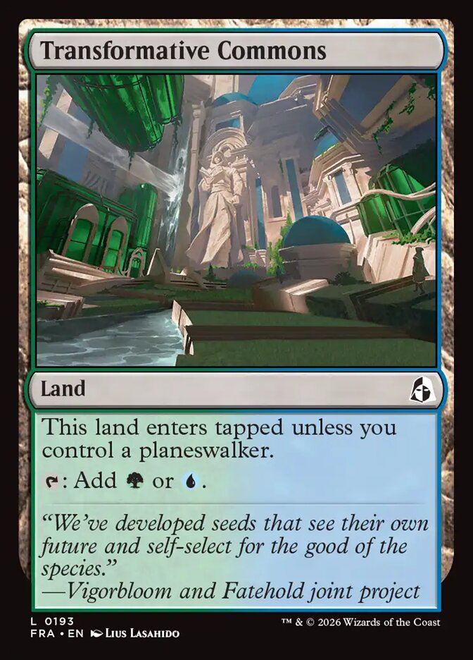 Transformative Commons - carta Magic The Gathering