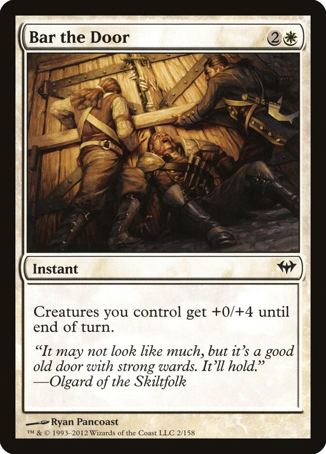 Bar the Door - carta Magic The Gathering