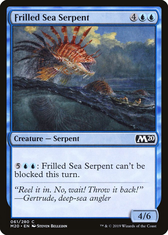 Frilled Sea Serpent - carta Magic The Gathering