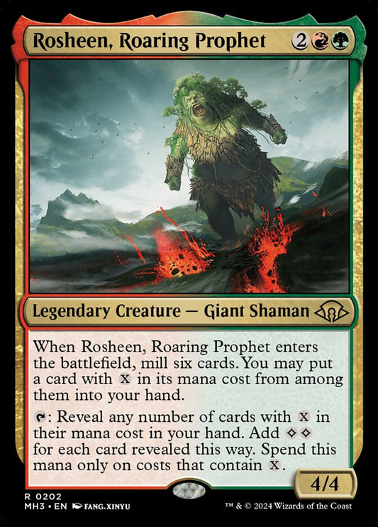 Rosheen, Roaring Prophet - carta Magic The Gathering