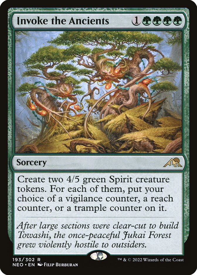 Invoke the Ancients - carta Magic The Gathering