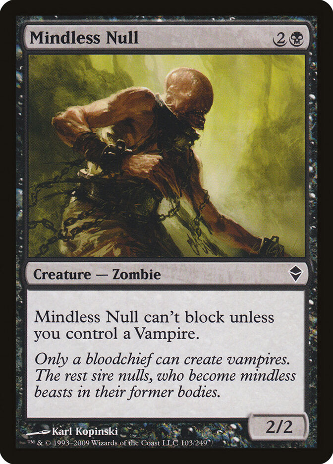 Mindless Null - carta Magic The Gathering