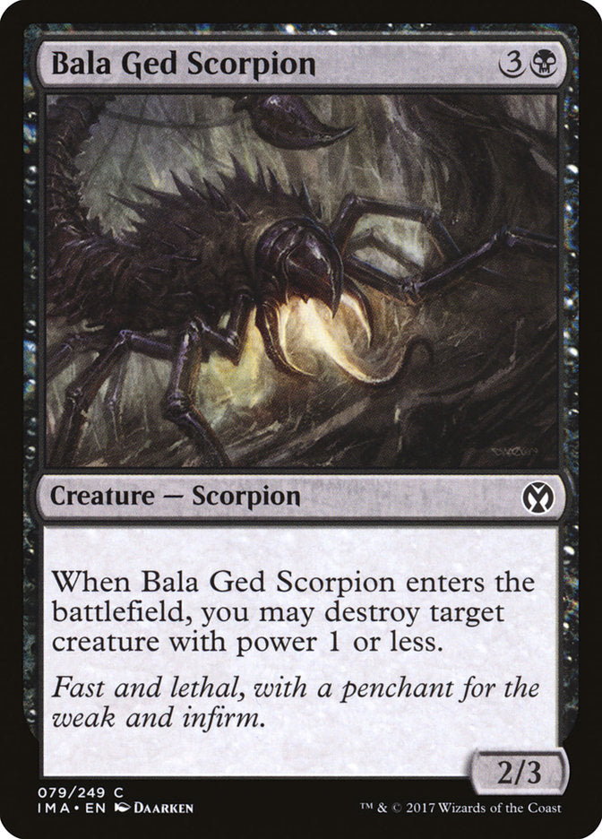 Bala Ged Scorpion - carta Magic The Gathering