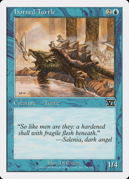 Horned Turtle - carta Magic The Gathering