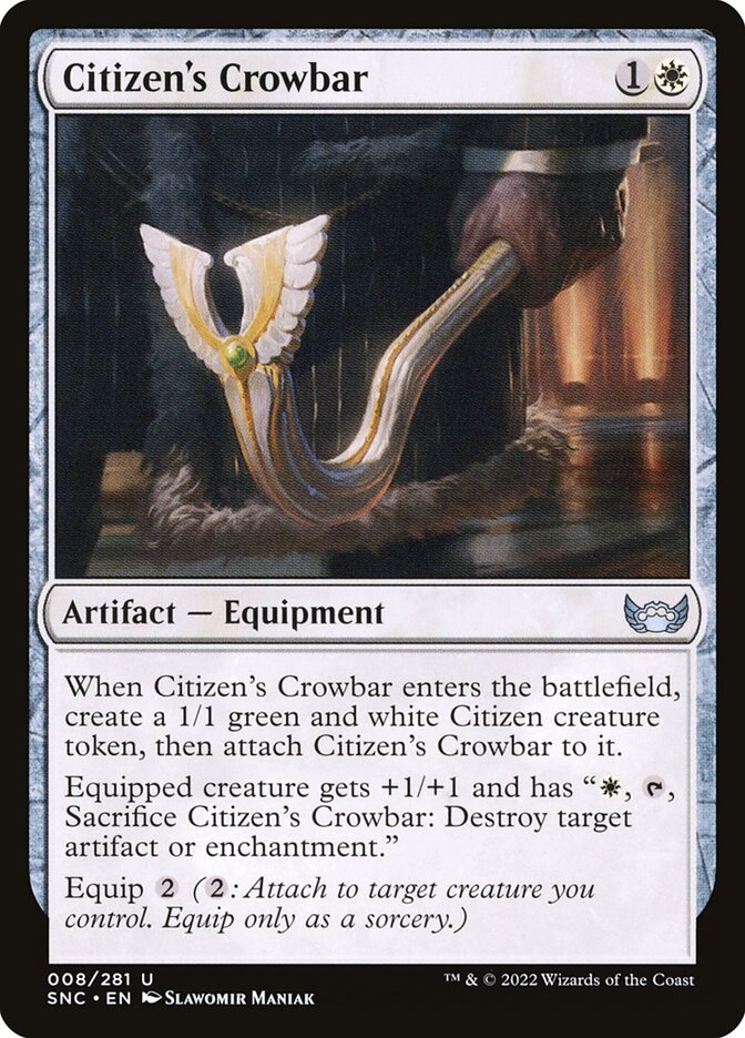 Citizen's Crowbar - carta Magic The Gathering