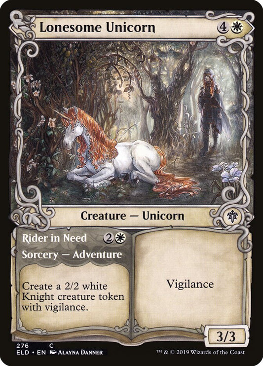 Lonesome Unicorn // Rider in Need - carta Magic The Gathering