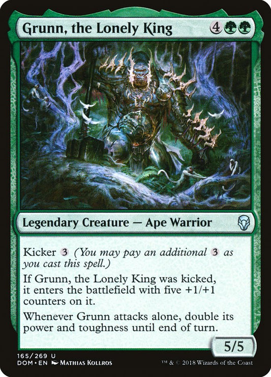 Grunn, the Lonely King - carta Magic The Gathering
