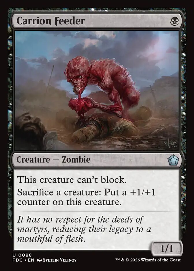 Carrion Feeder - carta Magic The Gathering
