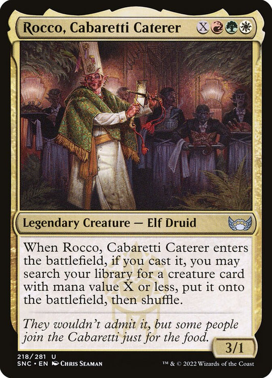 Rocco, Cabaretti Caterer - carta Magic The Gathering