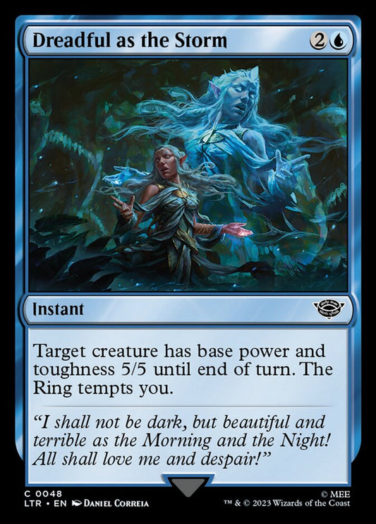 Dreadful as the Storm - carta Magic The Gathering