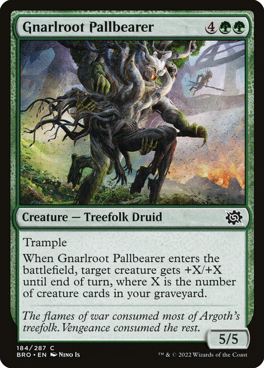 Gnarlroot Pallbearer - carta Magic The Gathering
