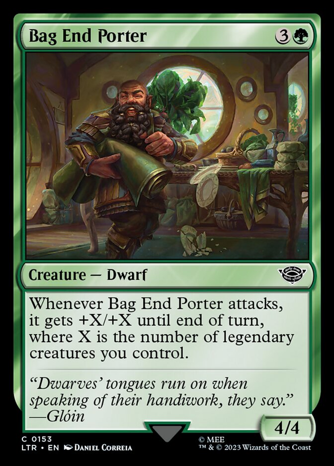 Bag End Porter - carta Magic The Gathering