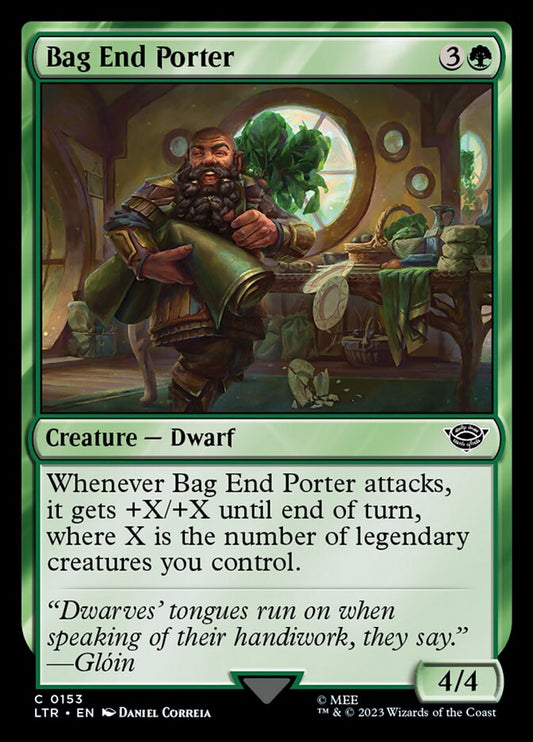 Bag End Porter - carta Magic The Gathering