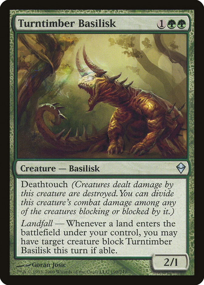 Turntimber Basilisk - carta Magic The Gathering