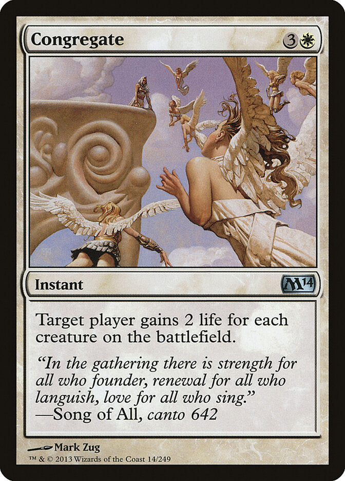 Congregate - carta Magic The Gathering