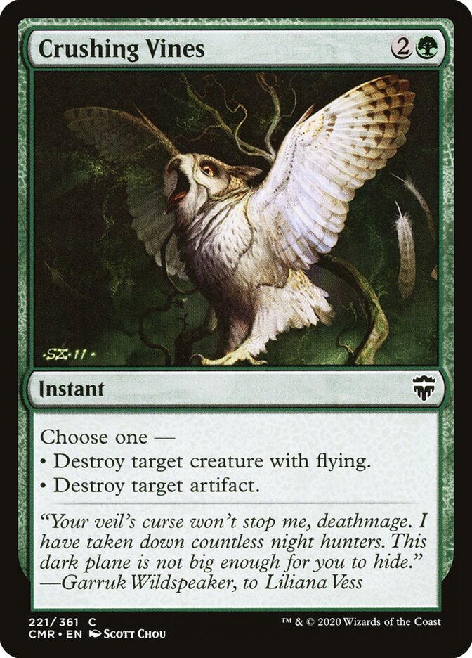 Crushing Vines - carta Magic The Gathering