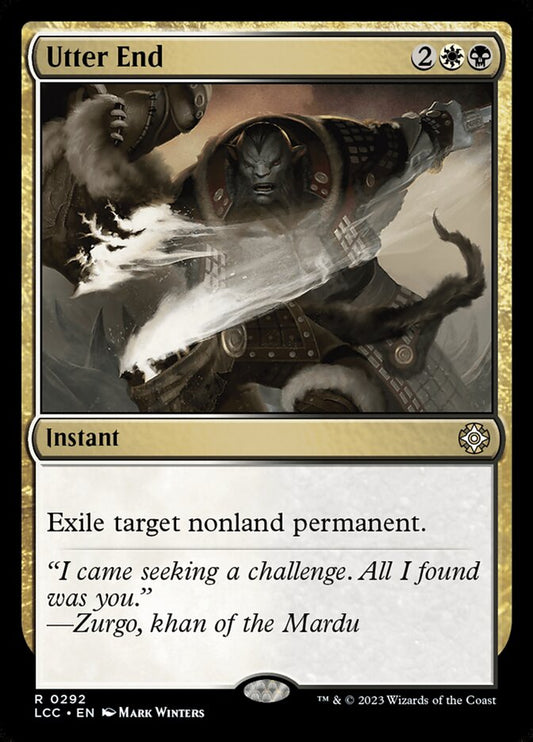 Utter End - LCC-292-NF-STD