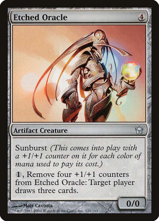 Etched Oracle - carta Magic The Gathering
