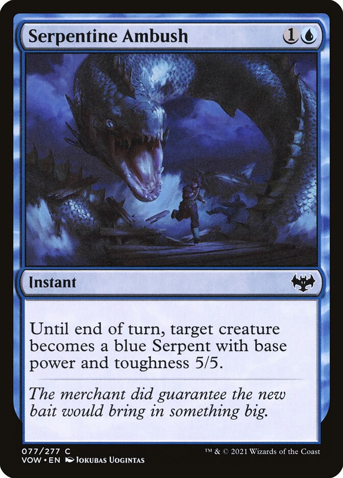 Serpentine Ambush - carta Magic The Gathering