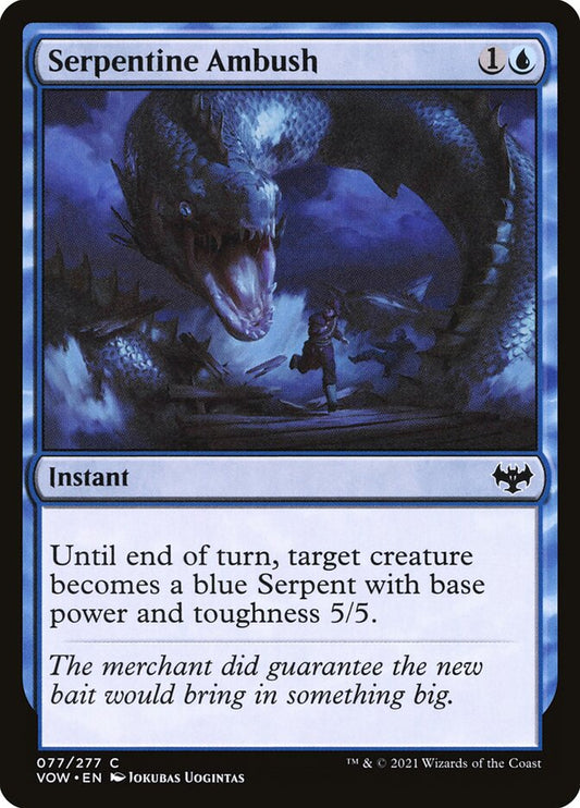 Serpentine Ambush - carta Magic The Gathering