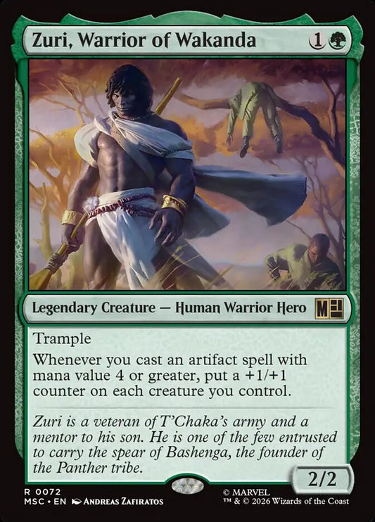 Zuri, Warrior of Wakanda - carta Magic The Gathering