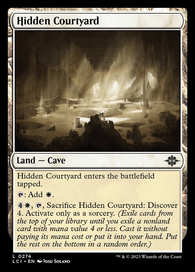 Hidden Courtyard - carta Magic The Gathering