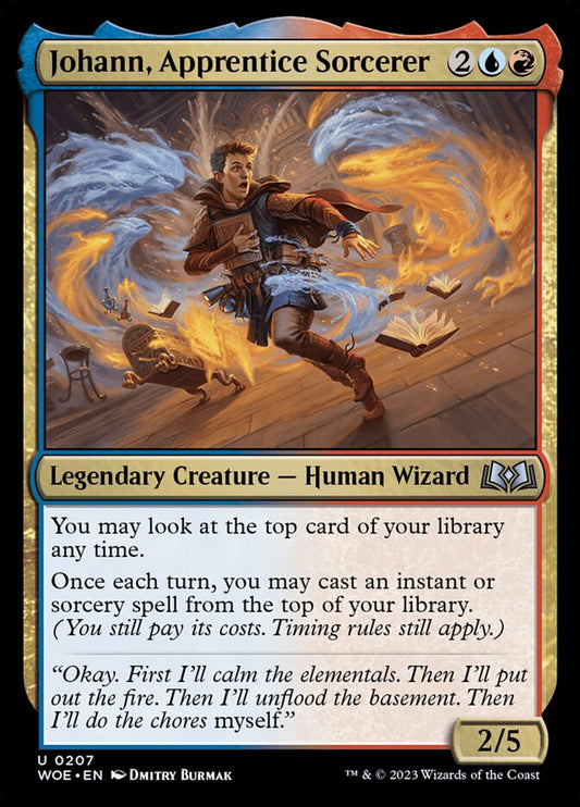 Johann, Apprentice Sorcerer - carta Magic The Gathering