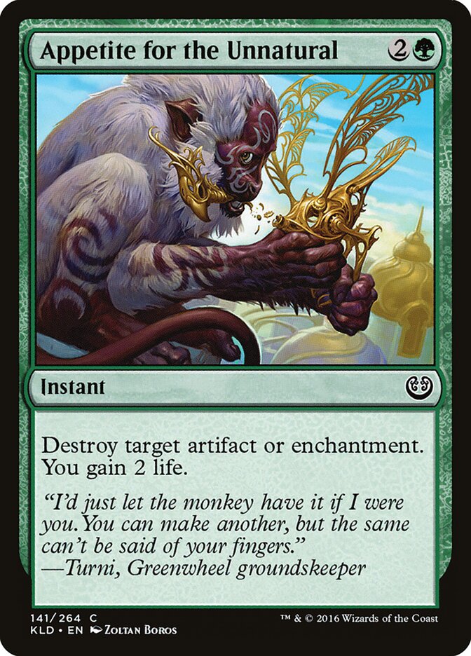 Appetite for the Unnatural - carta Magic The Gathering