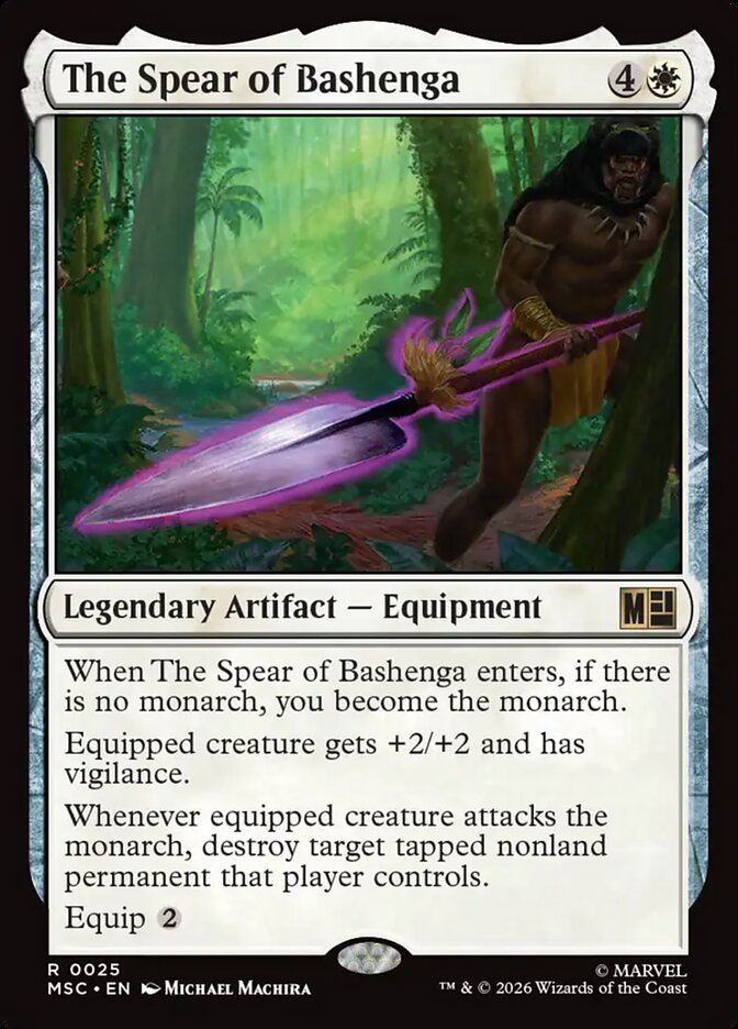 The Spear of Bashenga - carta Magic The Gathering