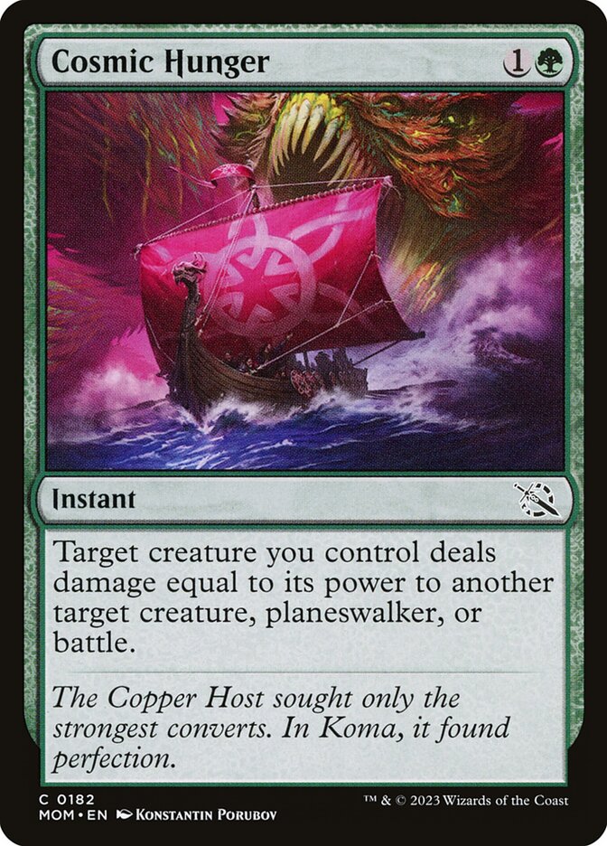 Cosmic Hunger - carta Magic The Gathering