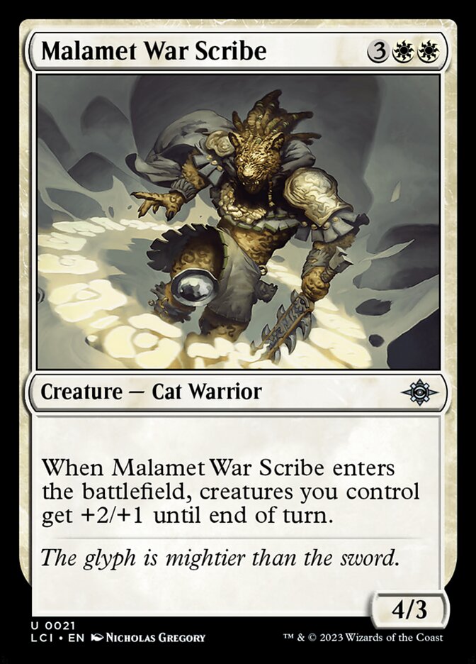 Malamet War Scribe - carta Magic The Gathering