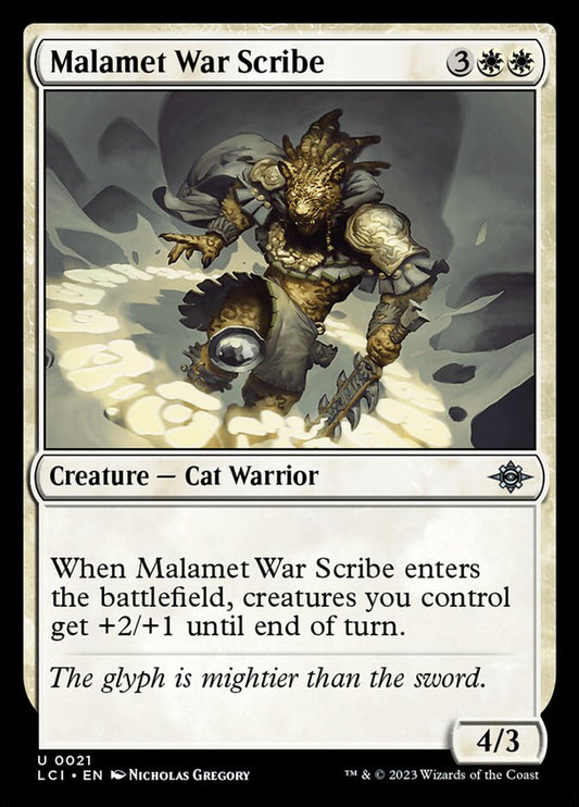 Malamet War Scribe - carta Magic The Gathering