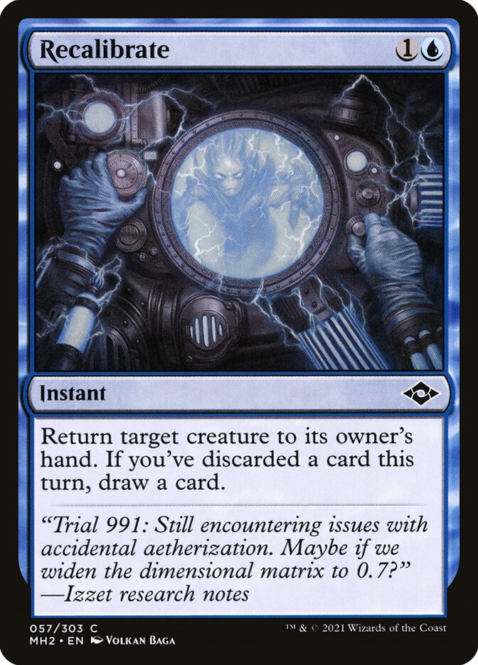 Recalibrate - carta Magic The Gathering