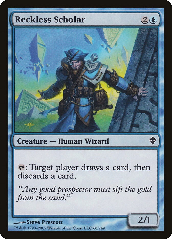 Reckless Scholar - carta Magic The Gathering
