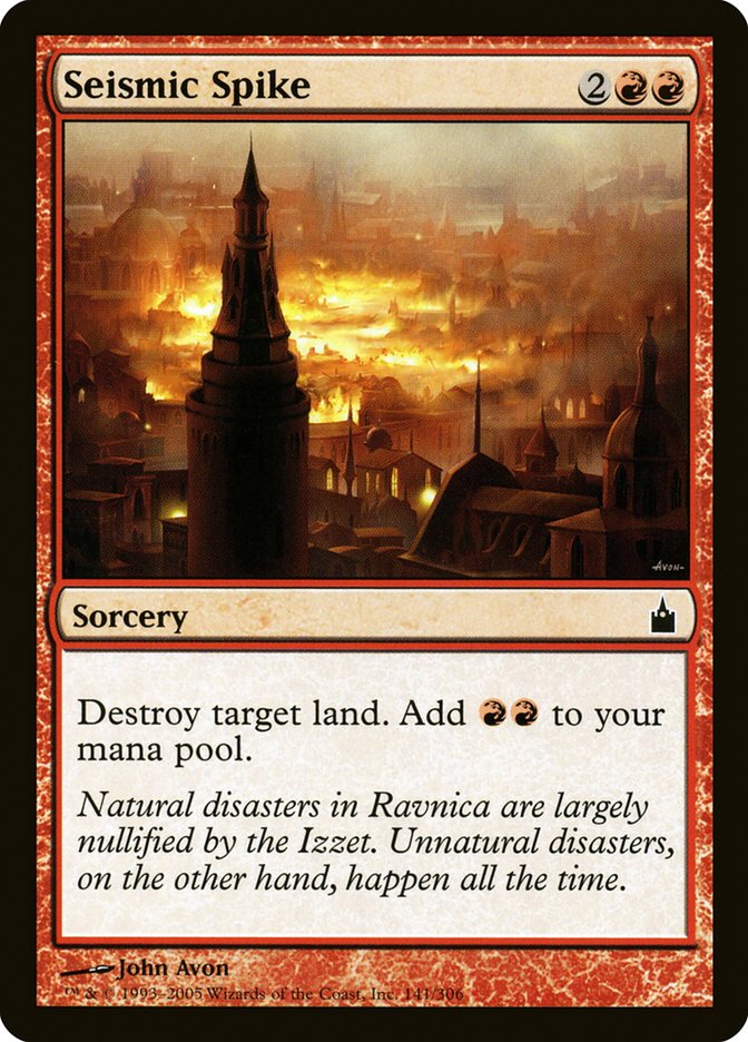 Seismic Spike - carta Magic The Gathering