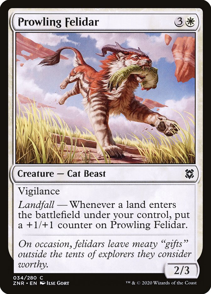 Prowling Felidar - carta Magic The Gathering
