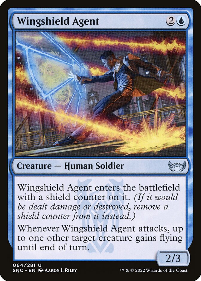 Wingshield Agent - carta Magic The Gathering