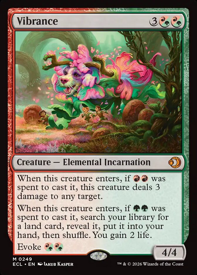 Vibrance - carta Magic The Gathering