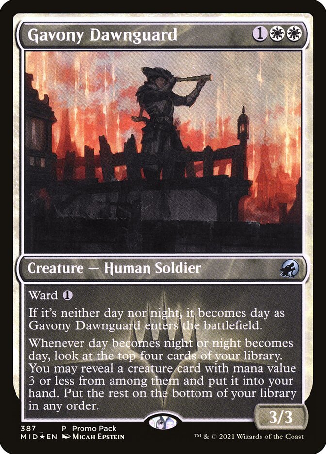 Gavony Dawnguard - carta Magic The Gathering
