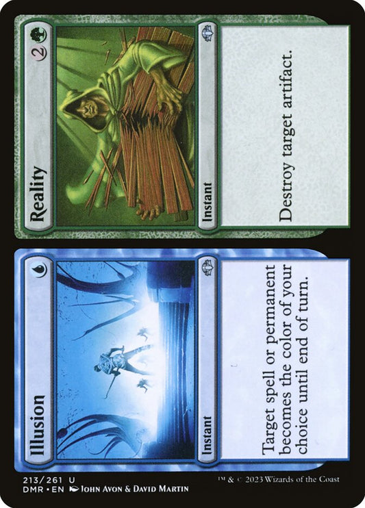 Illusion // Reality - carta Magic The Gathering