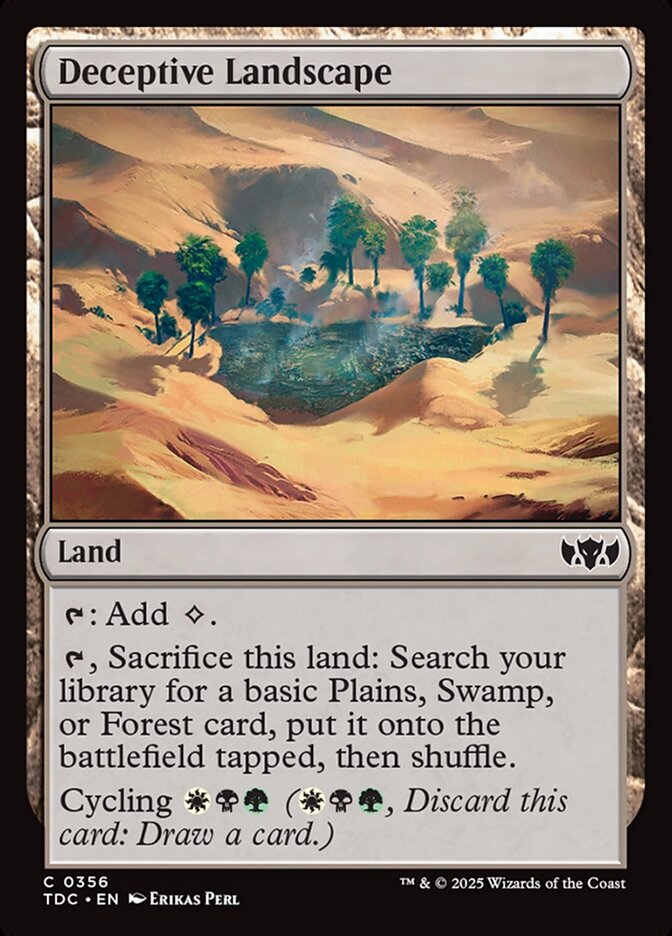 Deceptive Landscape - carta Magic The Gathering